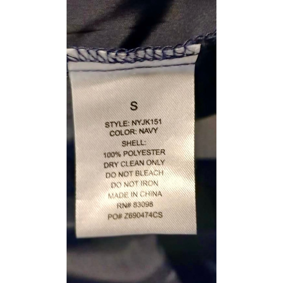 Women's Ci Sono by Journee Collection Quilted Hooded Jacket, Navy Size S (JC64) - Picture 5 of 9